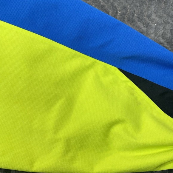 FootJoy HydroLite Jacket Mens XL Blue Yellow DryJoys FJ Waterproof Golf Rain TPC - Picture 11 of 14